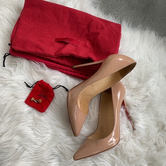 Christian Louboutin Shoes - Christian Louboutin Pigalle Nude Pumps